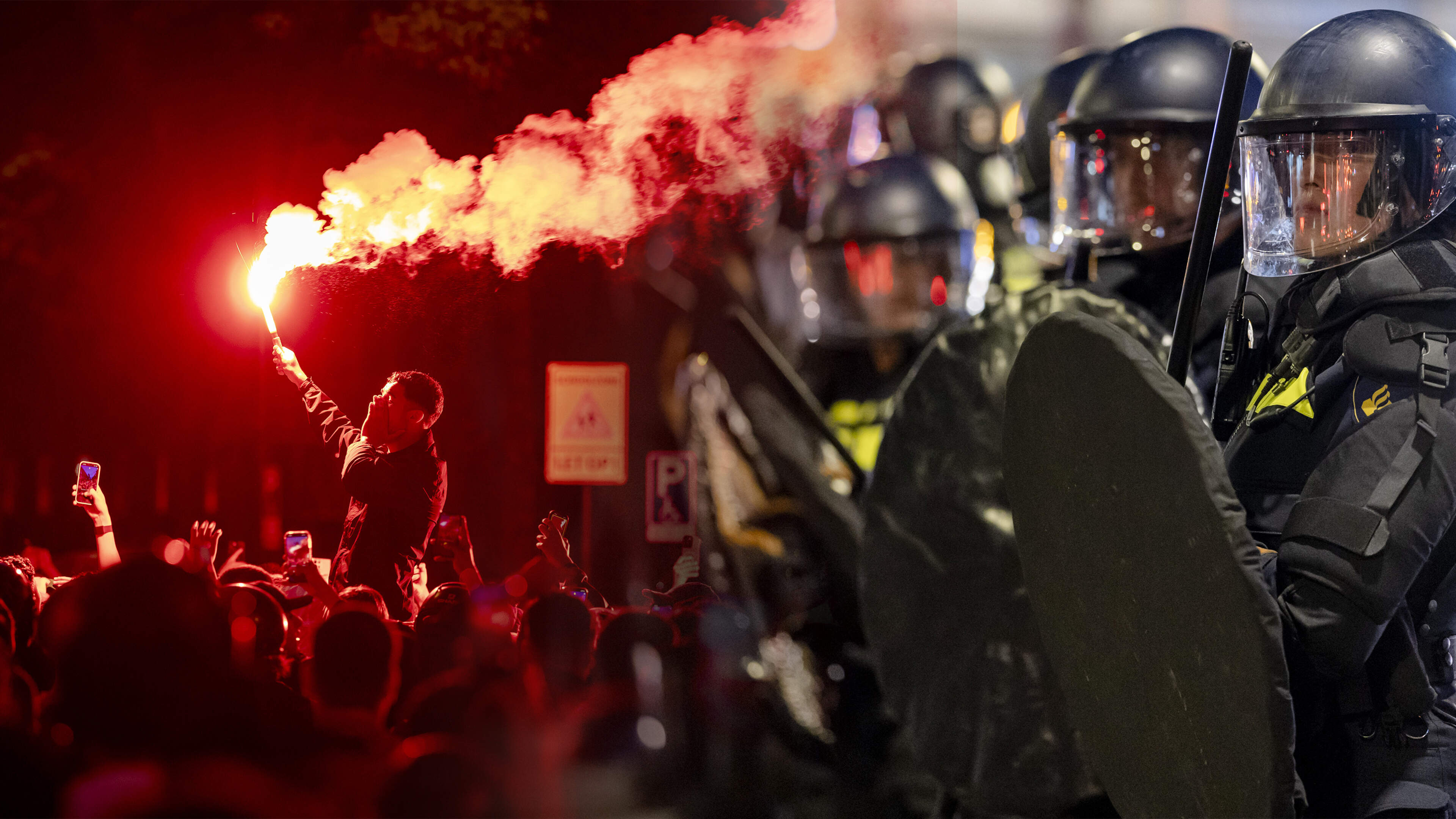 Feestvreugde om WK-zege Marokko slaat om: 29 arrestaties in Den Haag, twee agenten gewond